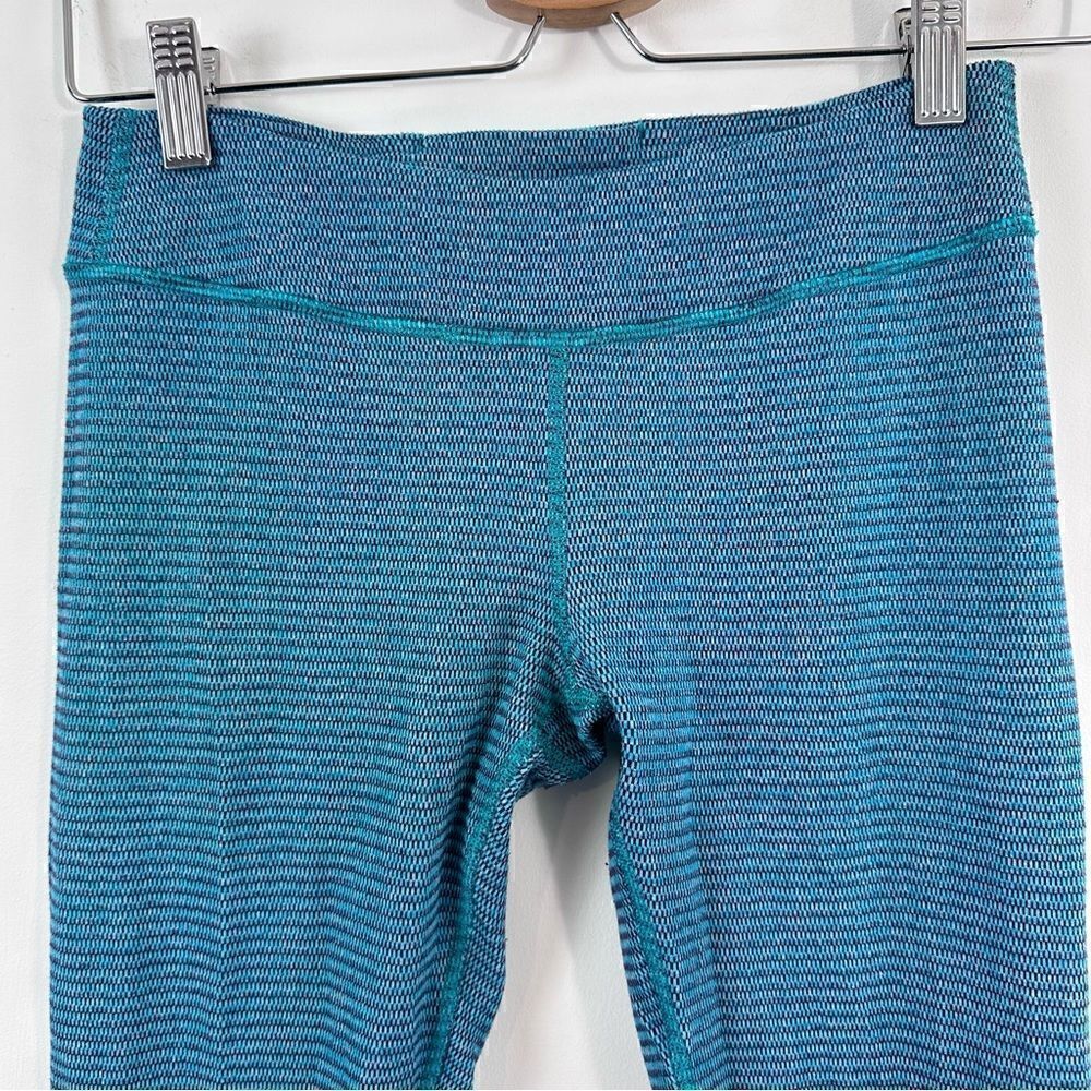 Ivivva Blue Heathered Double sided Leggings